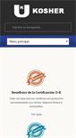 Mobile Screenshot of koshercertificacion.com